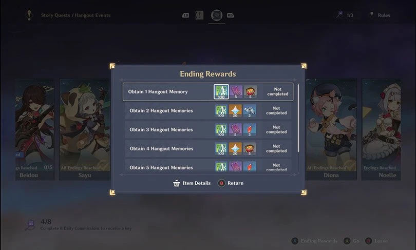Rewards of escapades
