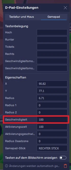 Geschwindigkeit des Sticks Brawl Stars