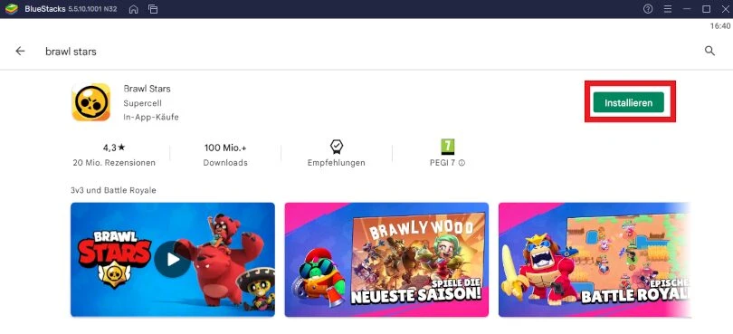 Installieren Sie Brawl Stars auf dem PC