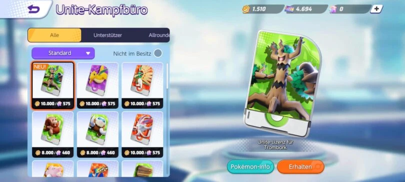Wie man Trombork auf kaufen kann Pokémon Unite