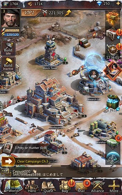 General post-apo game interface