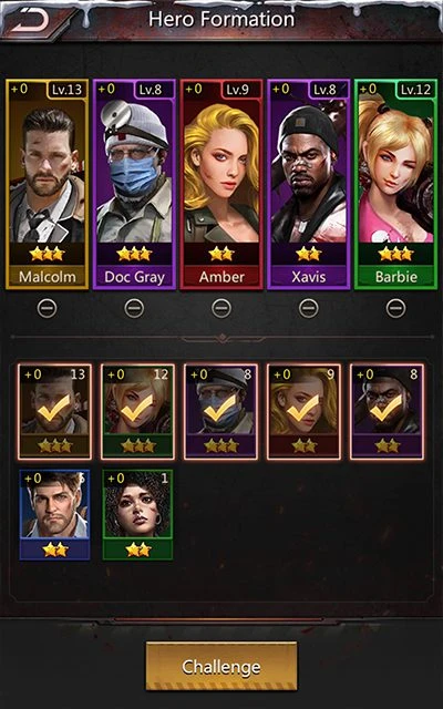 Hero training system gacha puzzles &amp; survival