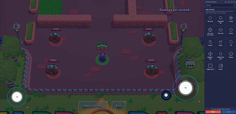 Controller-Konfiguration Brawl Stars auf BlueStacks