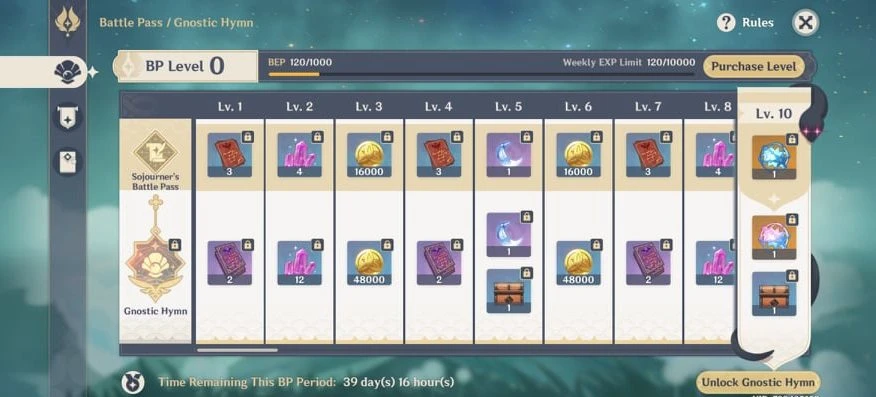 Battle Pass Genshin Impact
