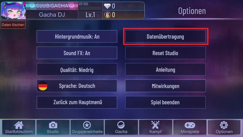 Finden Sie Ihre Konto-ID