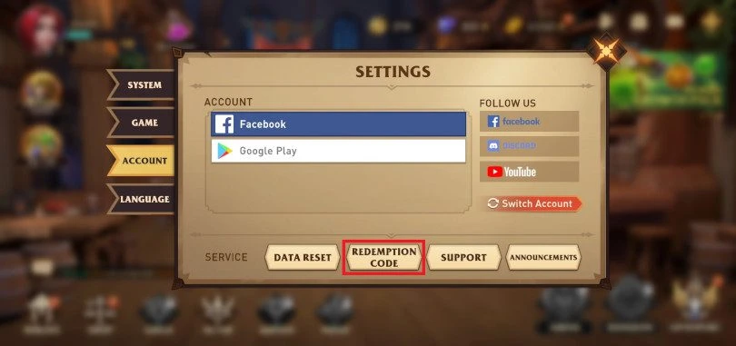 Awaken Chaos Era settings