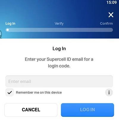 Supercell ID Login