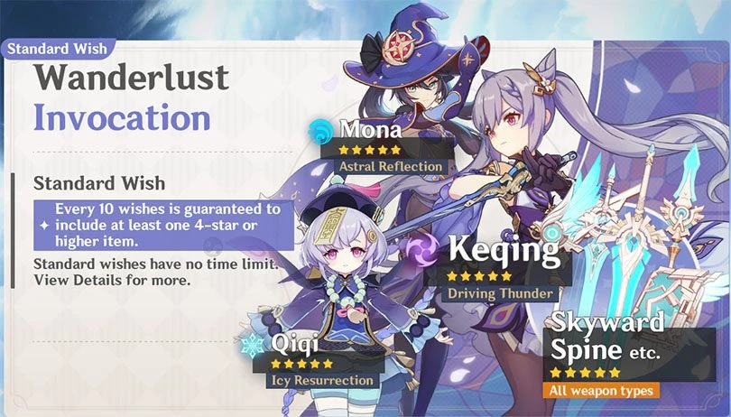 Summoning Jean in Genshin Impact with Wishes