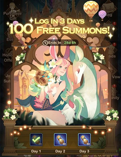 Free scrolls for the AKF Arena birthday event