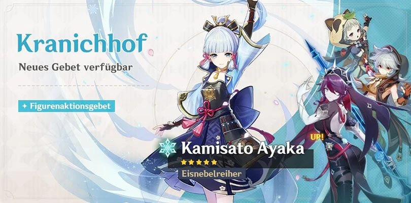 Figurenaktionsgebet von Kamisato Ayaka