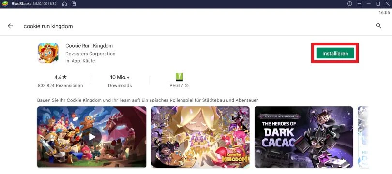 Cookie Run Kingdom PC installieren