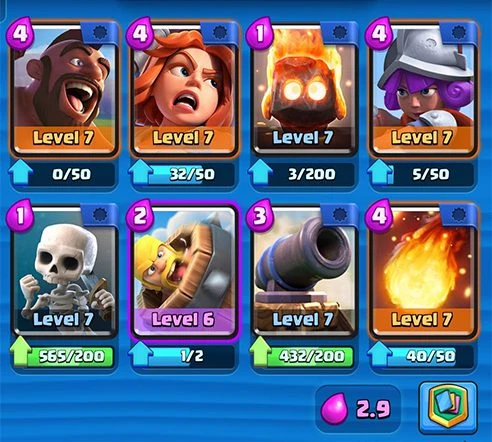 Guide to the best Clash Royale Deck for Arena 5
