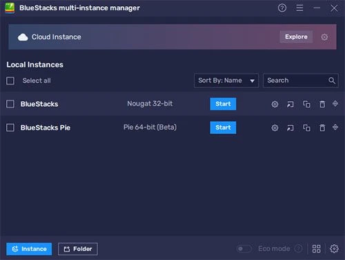 Erstellen Sie eine Mehrfachinstanz mit BlueStacks