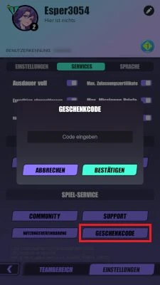 Code von Dislyte