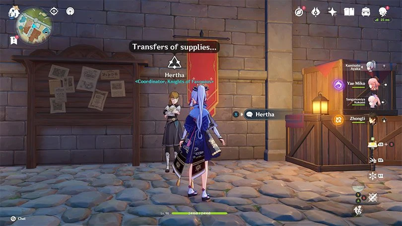 Building a reputation in Mondstadt