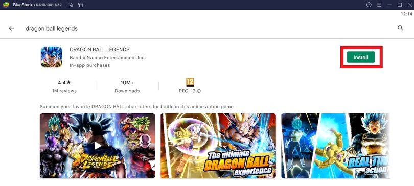 Install Dragon Ball Legends on PC
