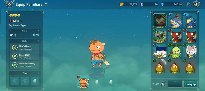 Familiars of Ni no Kuni: Cross Worlds