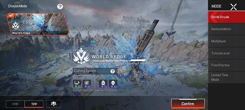 Apex Legends Mobile Battle Royale mode