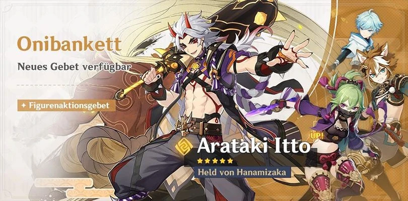 Banner, um Kuki Shinobu zu beschwören