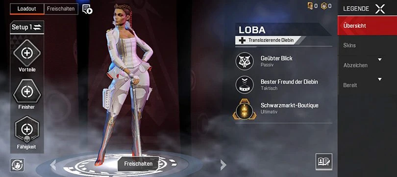 Loba, die neue kostenlose Legende aus der zweiten Staffel von Apex Legends Mobile