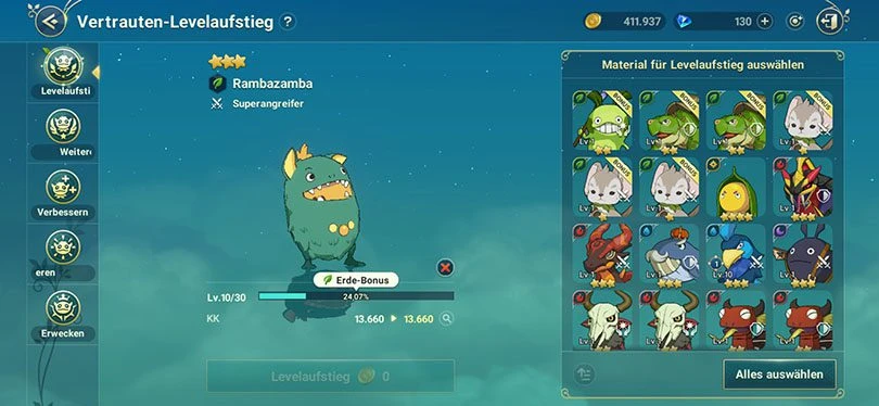 Guide Ni no Kuni für Anfänger: Vertraute verbessern