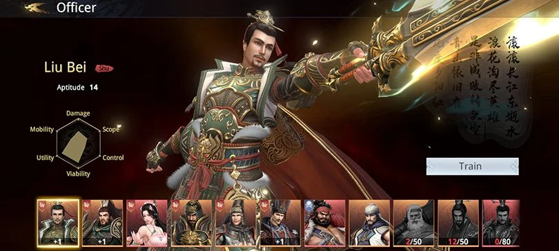 Lui Bei dans Dynasty Legends 2