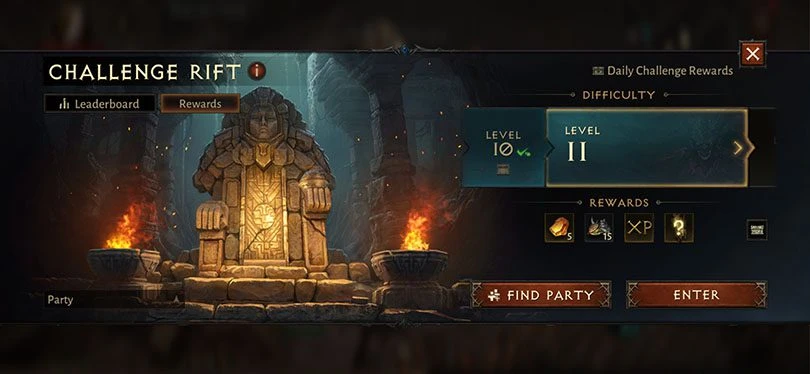 Challenge Rift Entry