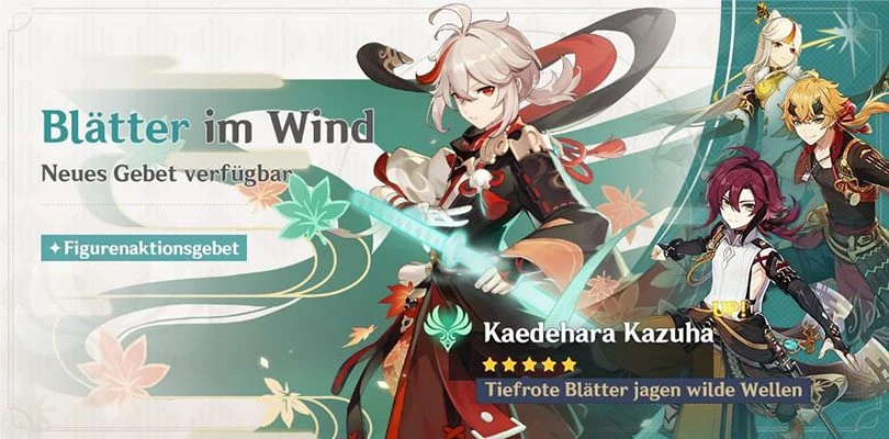 Kazuhas gebet, um Heizou zu beschwören in Genshin Impact