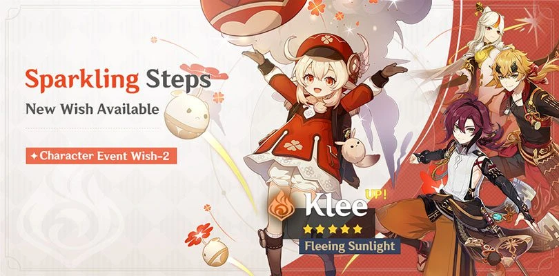 Klee's wish to invoke Heizou in Genshin Impact