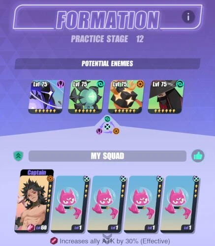 Optimized team to gain xp for Dislyte Espers