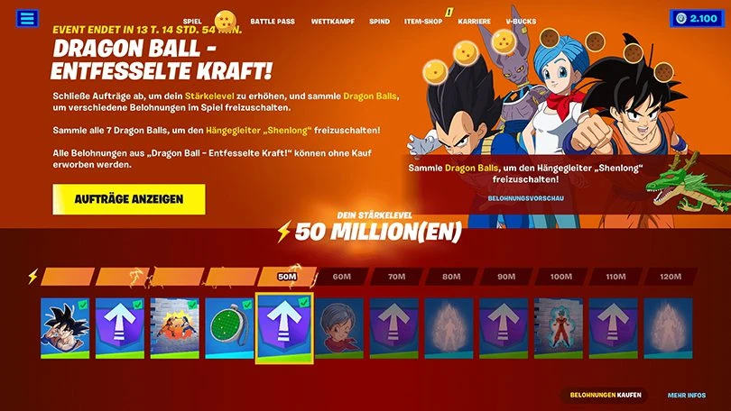 Fortnite X Dragon Ball: Entfesselte Kraft!