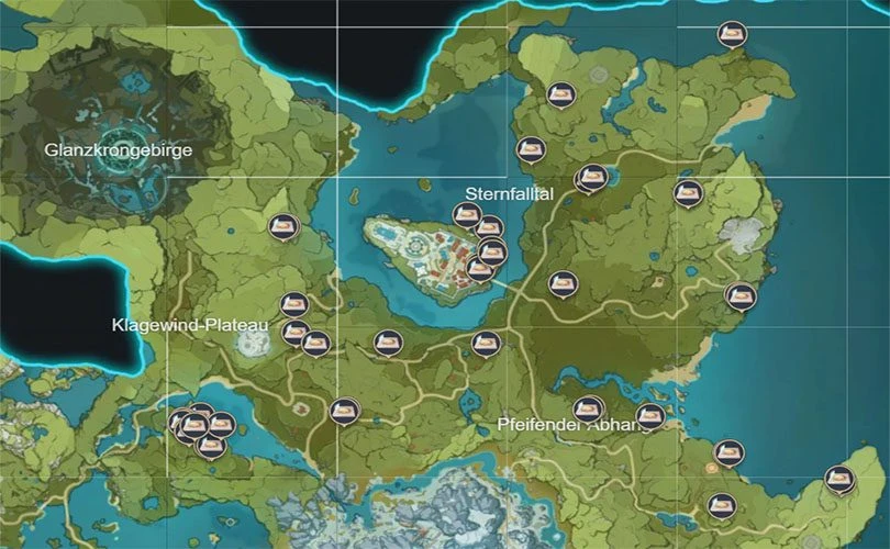Standort der Genshin Impact Löwenzahnsamen