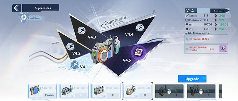 Increase Suppressors level in Tower of Fantasy