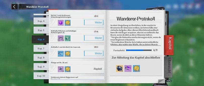 Das Wanderer-Protokoll