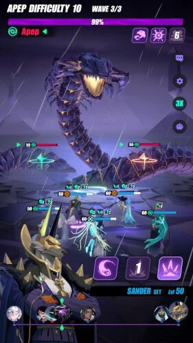 Beginning of the fight of Dislyte Apep 10