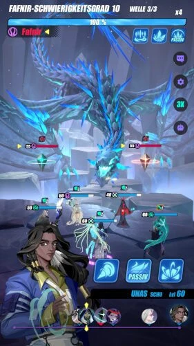 Beginn des Kampfes Dislyte Fafnir 10