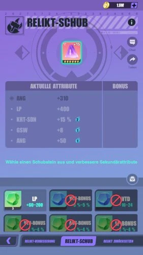 Dislyte Relikt-Boost bildet das Endspiel