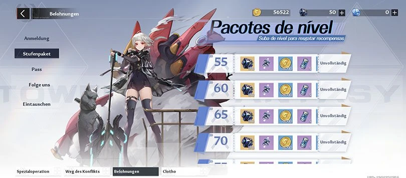 Level-Packs in ToF 