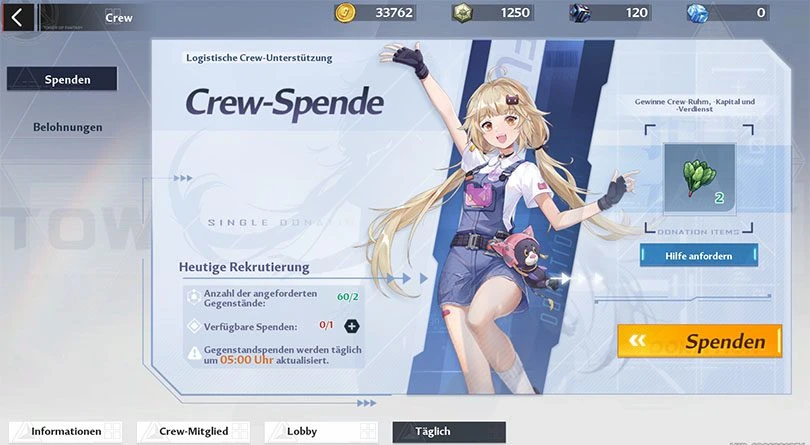 Teamspenden realisieren