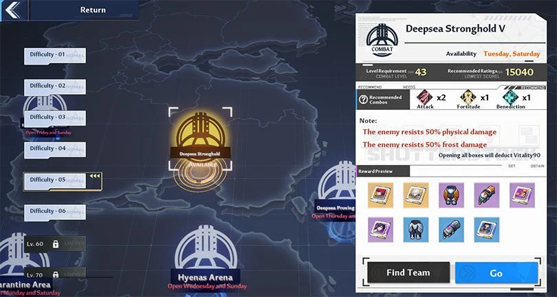 Joint operations in Tower of Fantasy