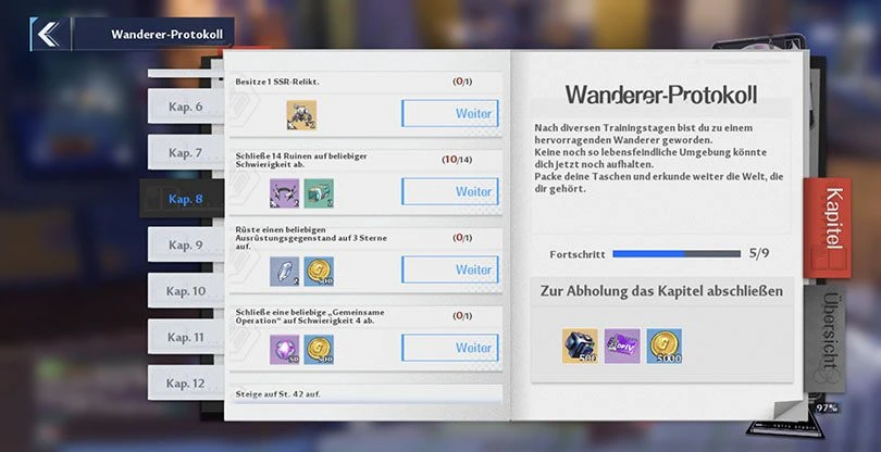 Tower of Fantasy Wanderer-Protokoll