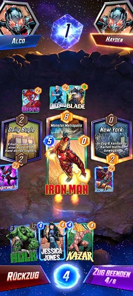 Gameplay von der Marvel Snap Release