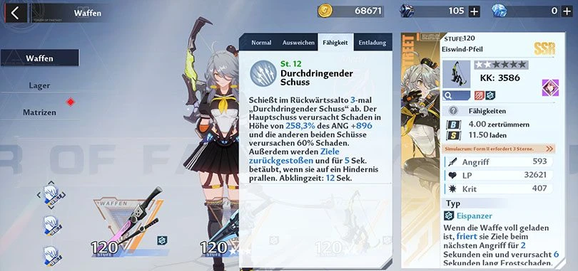 Tsubasas Kompetenz in ToF