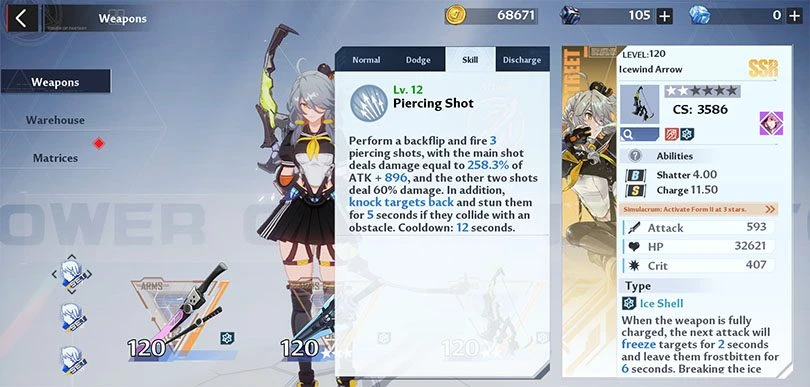 Tsubasa's skill in ToF