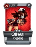 Variante Oh Mai de Valentine dans Skullgirls