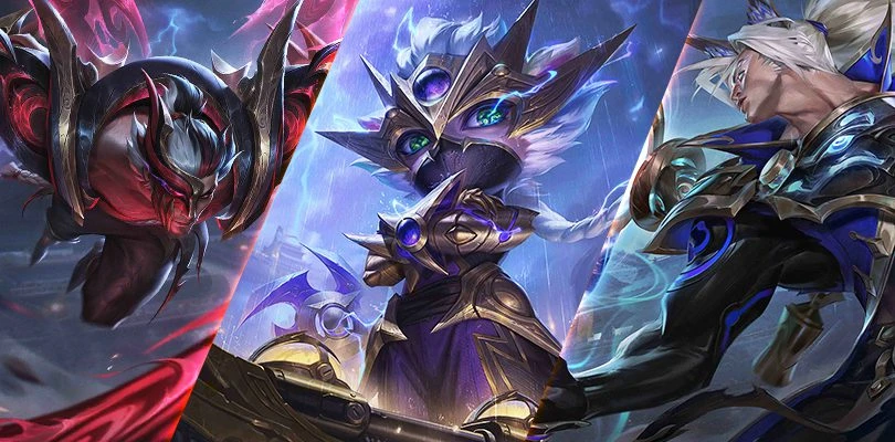 Skins Supreme Cells Zed, Kennen, Sett dans Wild Rift