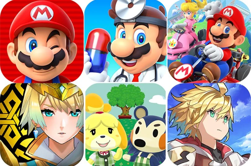 Jeux Nintendo sur mobile Android et iOS