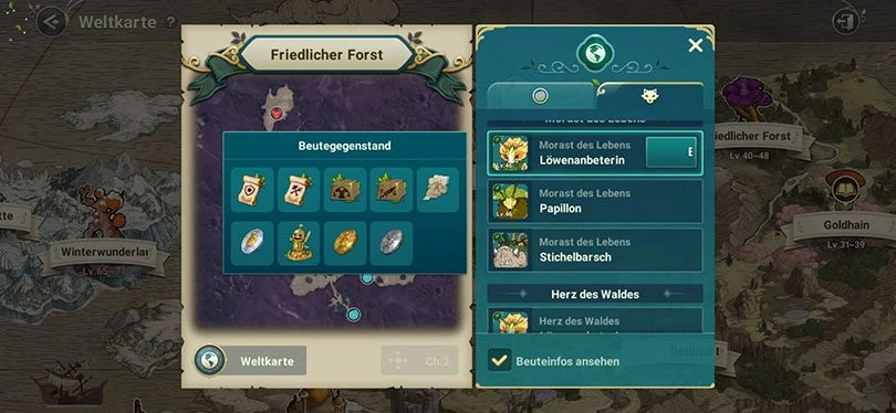 Ni no Kuni: Cross Worlds Gold Farmen : Friedlicher Forst