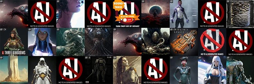 Lutte anti IA sur Artstation dans l'art du jeu vidéo