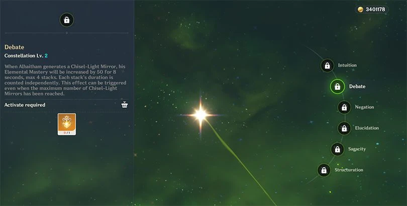 Genshin Impact Alhaitham Constellations